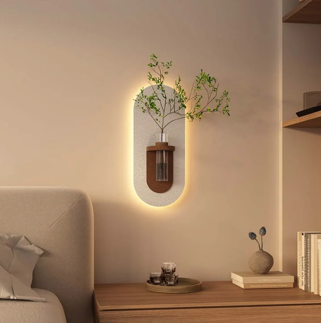 Sonbahar Dalı — LED'li Duvar Tablosu 40×70